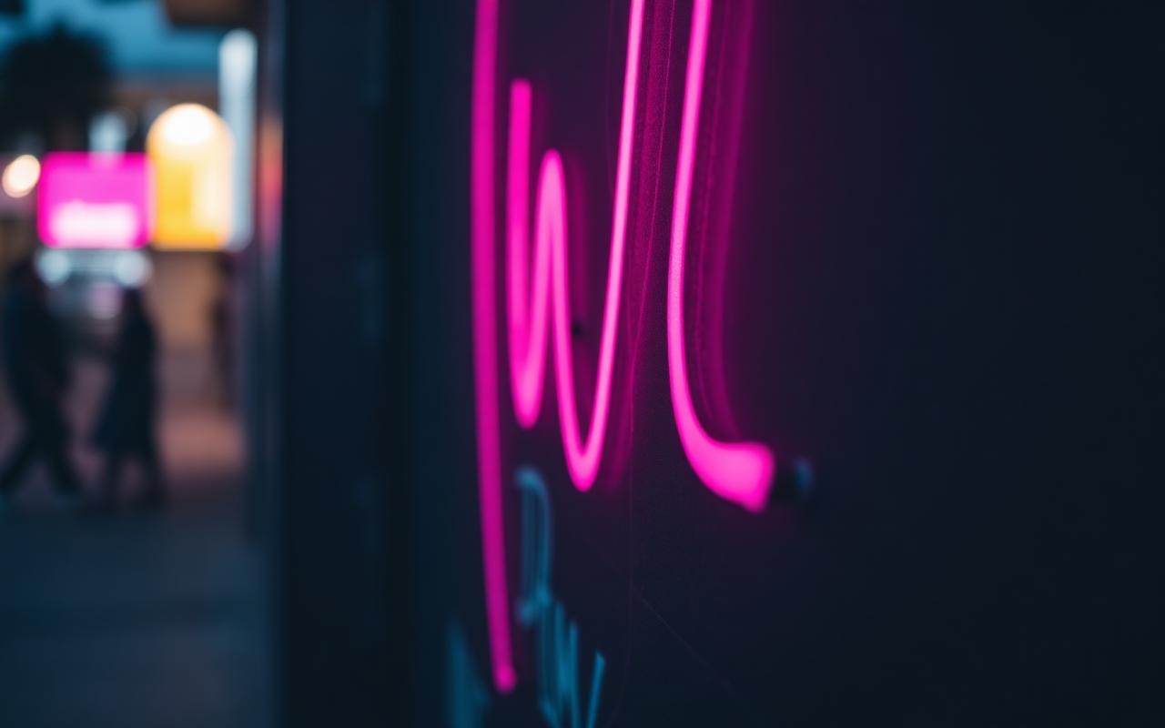 Wynwood pink neon detail
